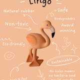 Lingo the Flamingo Teether & Bath Toy