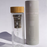Nurtur Tea - 3 in 1 Glass Tea Bottle with Infuser