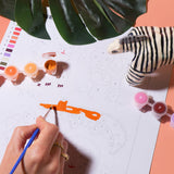 Kids Paint by Numbers - Little Safari