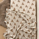 Teddy Bear Picnic // Fitted Cot sheet