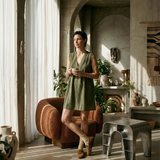 The Pansy Mini - Olive - Amilita The Label