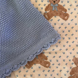 Studley Blue // Knitted Blanket