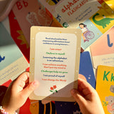 A-Z Illustrated Alphabet Flashcards - Kids Toys and Learning