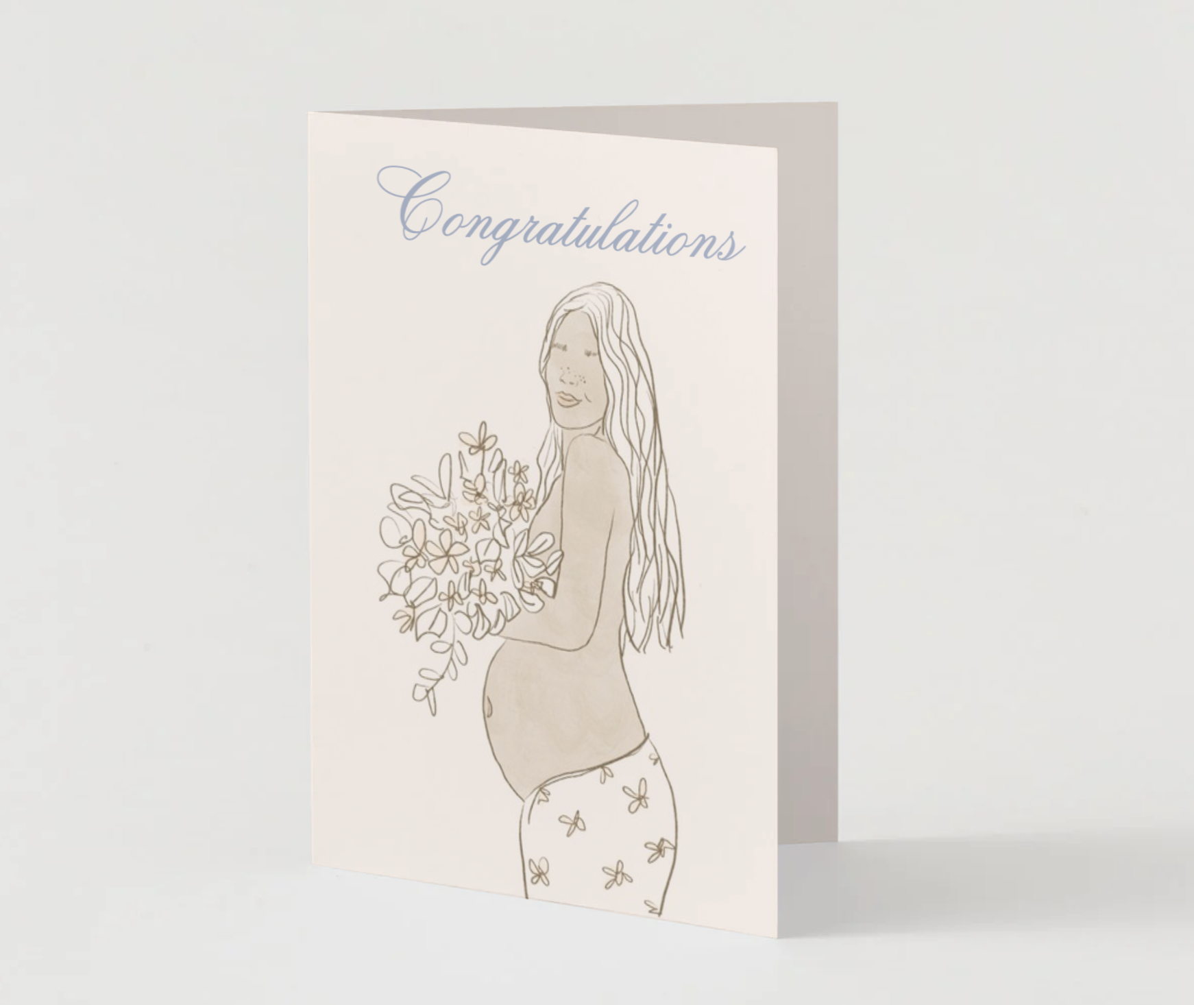 Congratulations pregnancy - heirloom card