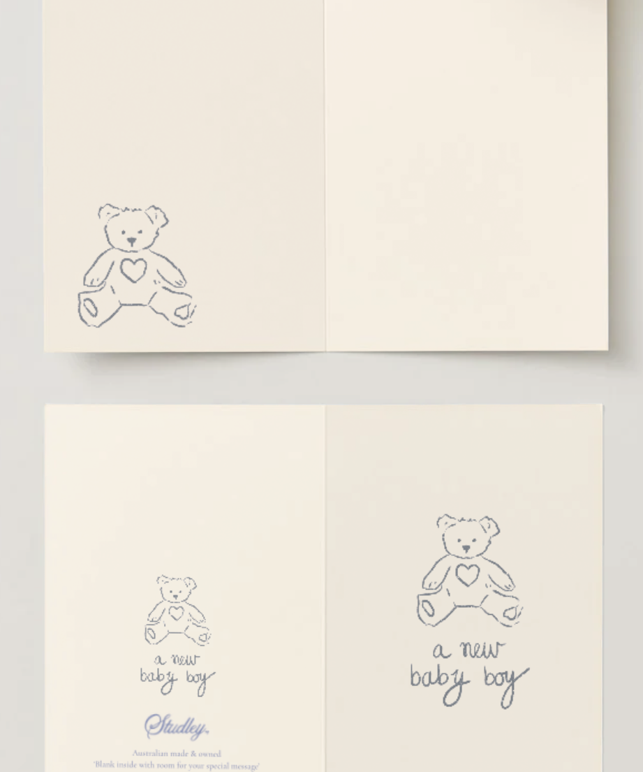 A New Baby Boy // Card
