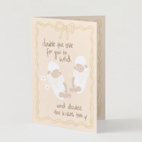Double the love twins card