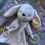 Blue Marnie - bunny comforter and teether