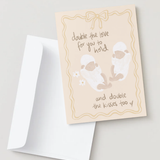 Double the love twins card