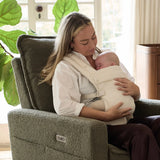 Boba Auri Baby Carrier in Coconut Teddy Fleece