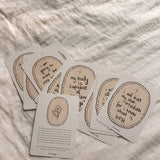 Fertility affirmation cards