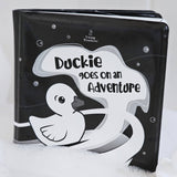 Duckie Goes On An Adventure Black and White Bath Book - Young Wonderer