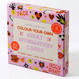 Colour Your Own Adult Affirmation Cards