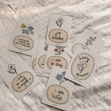 Fertility affirmation cards