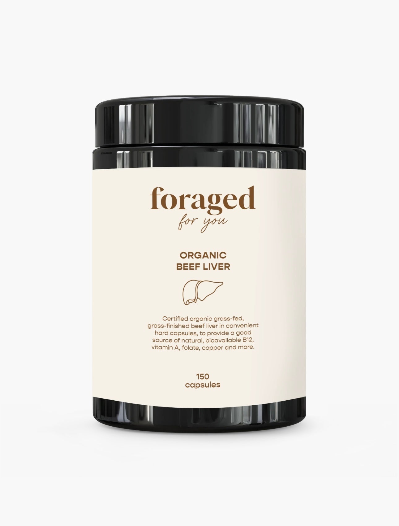Foraged for you - Organic Beef Liver Capsules