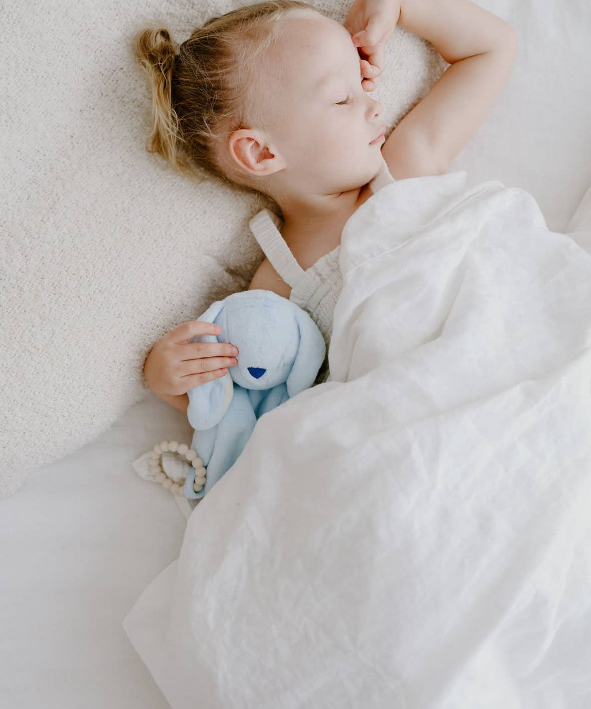 Blue Marnie - bunny comforter and teether