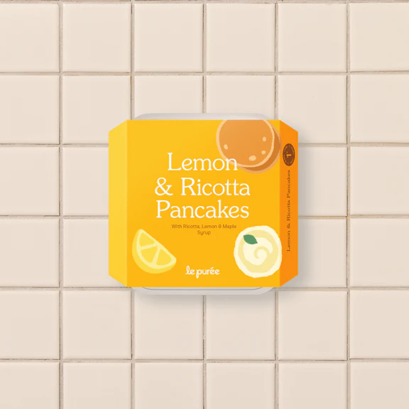 Lemon & Ricotta Pancakes - Le Puree