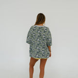 By Billie Oversized Tee - Camo Star