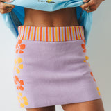 Hibiscus Knitted Skort - Spicy Dugong
