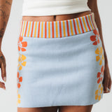 Hibiscus Knitted Skort - Spicy Dugong