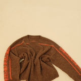 BY BILLIE KNIT - BROWN/CHERRY TOMATO