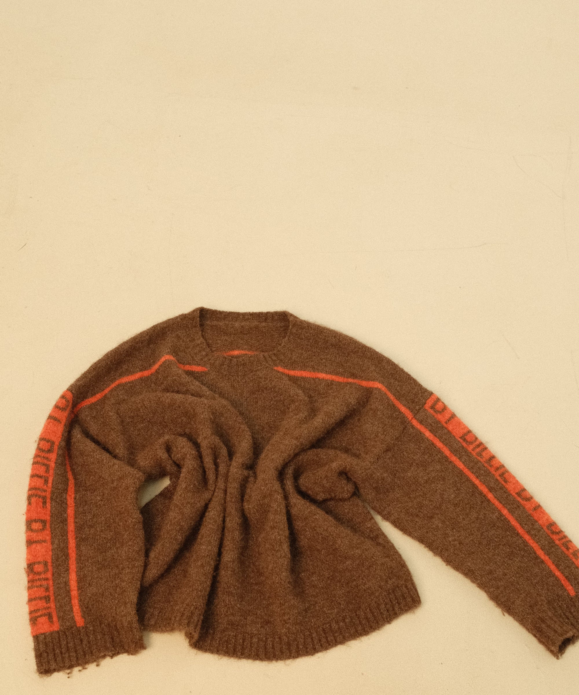 BY BILLIE KNIT - BROWN/CHERRY TOMATO
