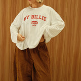 BY BILLIE CLUB TEE - WHITE/RED