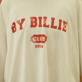 BY BILLIE CLUB TEE - WHITE/RED
