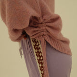 ISABEL TIE SIDE KNIT - LILAC
