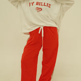 BY BILLIE CLUB TEE - WHITE/RED