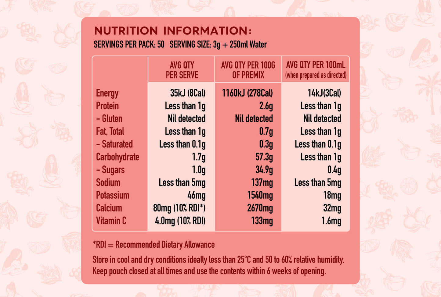 Hydration Powder - Blood Orange 150gm