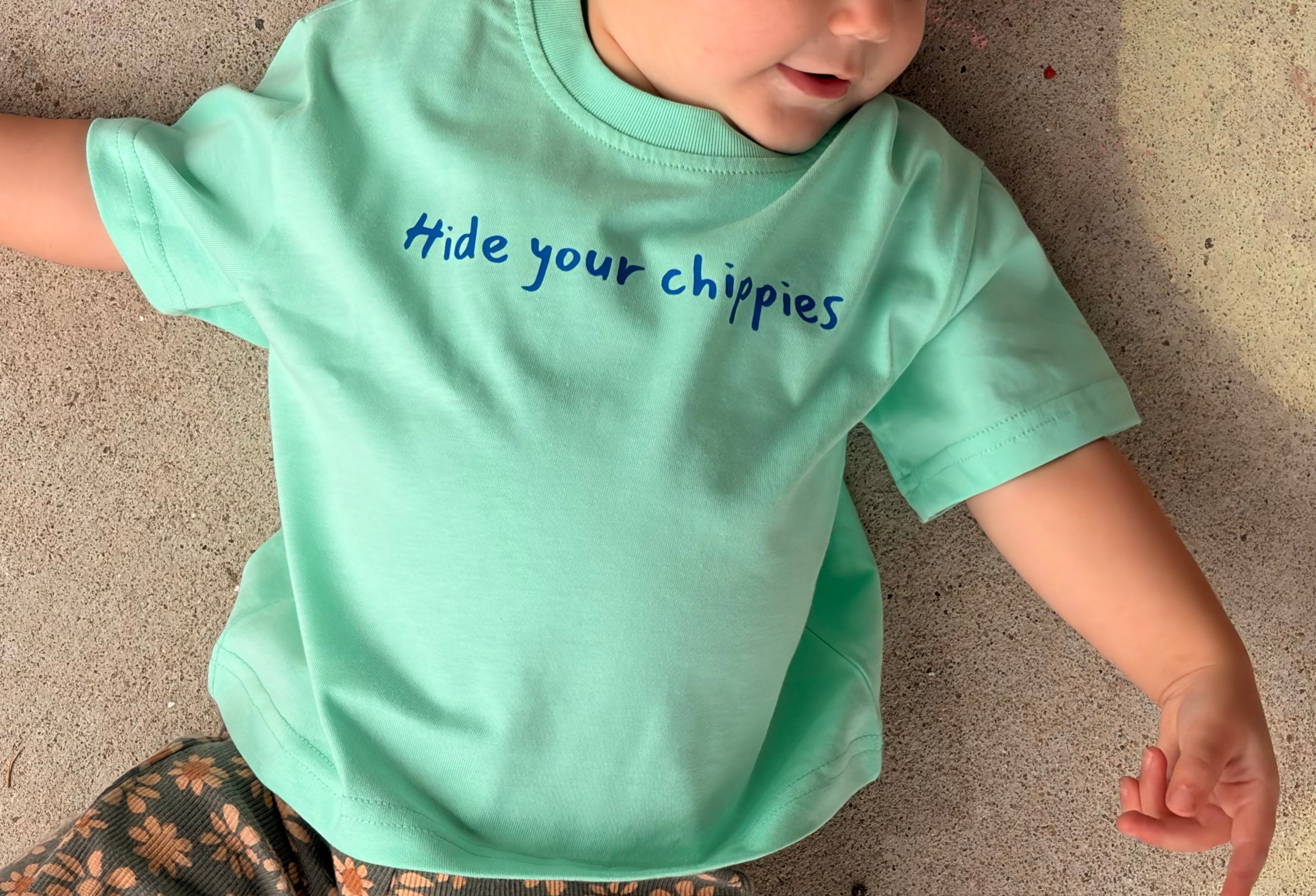 Hide Your Chippies Kids Tee - Mr Boaz