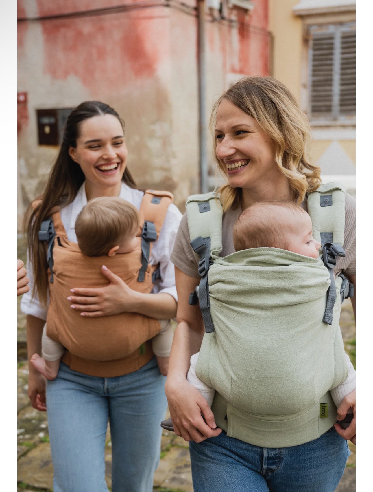 Boba X Baby Carrier Linen Green Willow