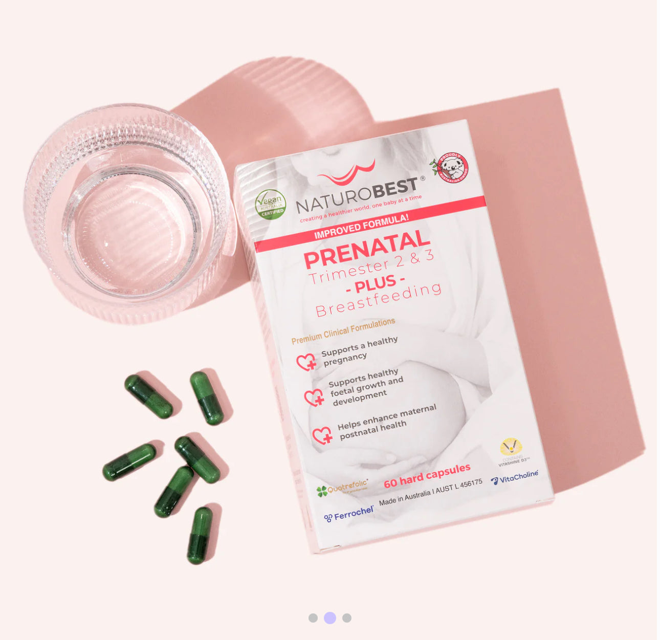 NATUROBEST- Prenatal Trimester 2&3 plus breastfeeding 60 caps