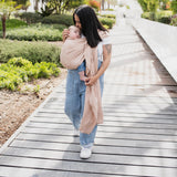 Boba Linen Ring Sling - Peony Pink