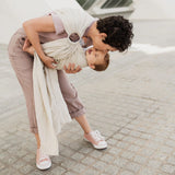 Boba Linen Ring Sling - Pampas Beige