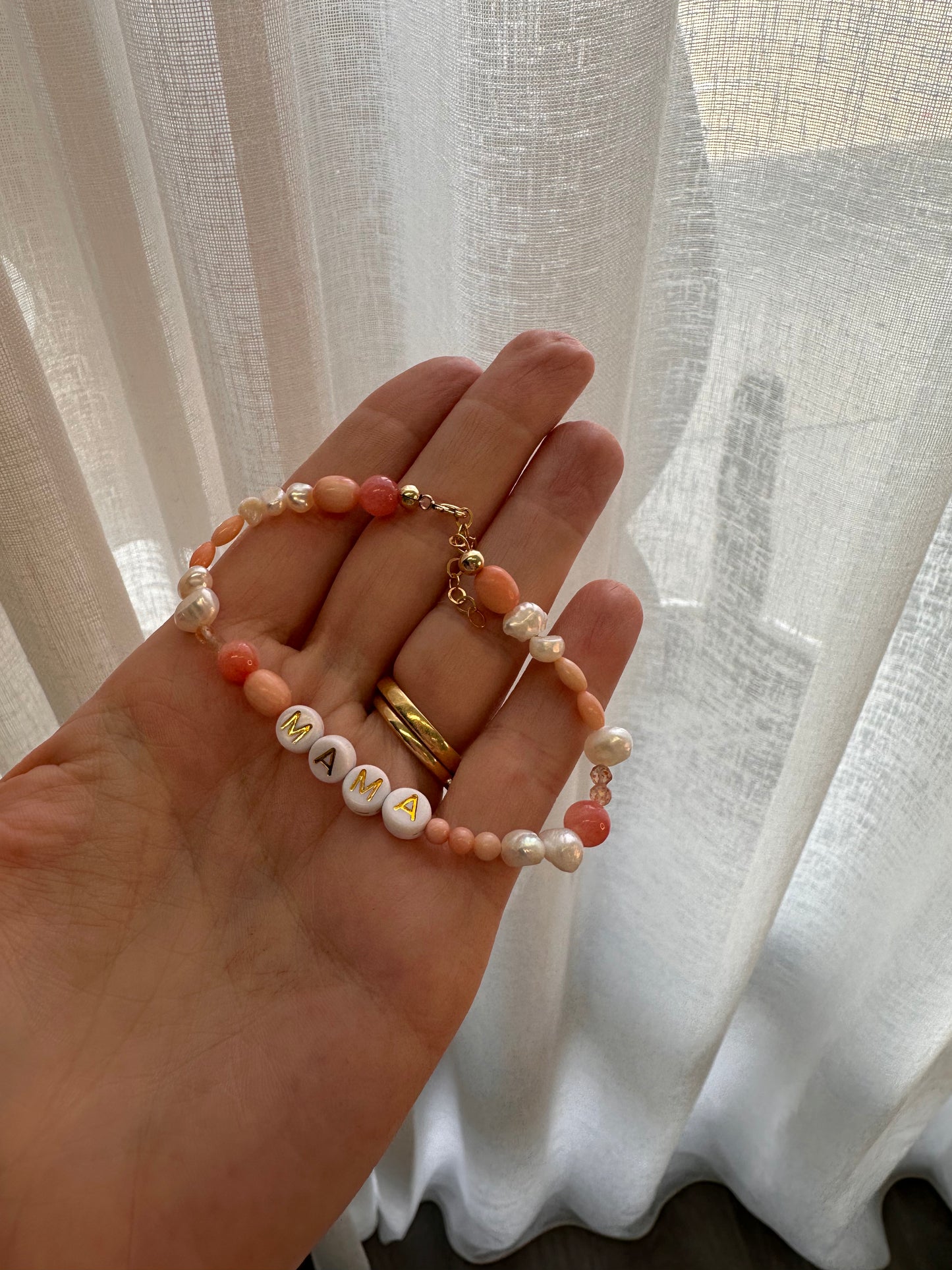 Flora Moon Mama Bracelet - pinks