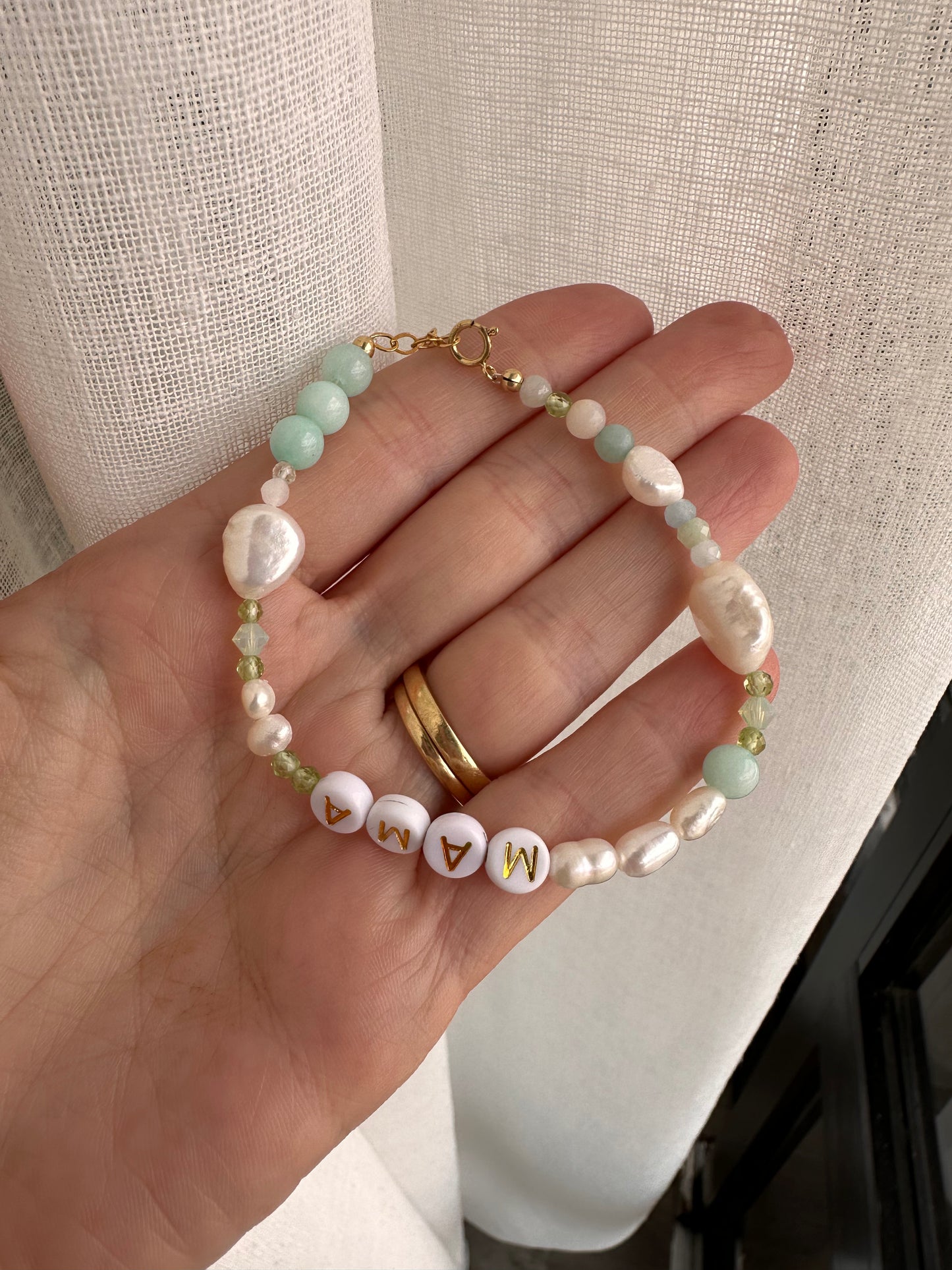 Flora Moon Mama Bracelet - blues