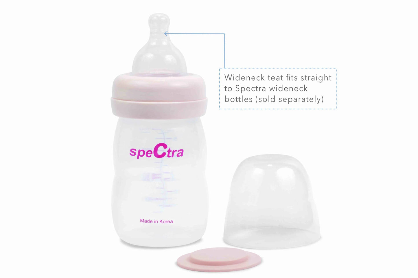 Spectra - Wide Neck Teats pack of 2