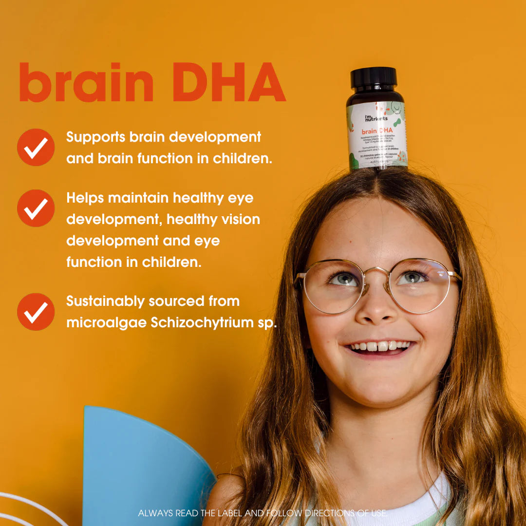 I’m Nutrients - Brain DHA kids supplement - chewable soft gelatin capsule