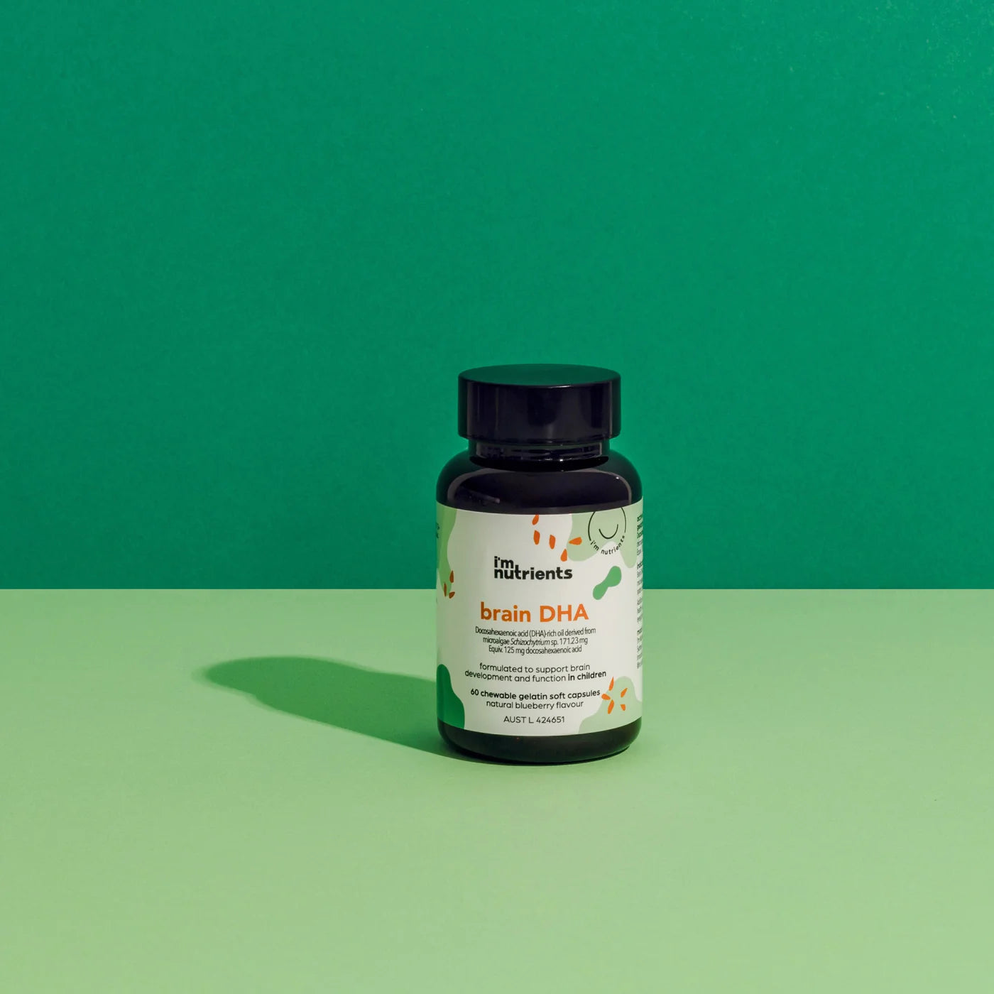 I’m Nutrients - Brain DHA kids supplement - chewable soft gelatin capsule