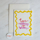 Greeting Card - Bloom