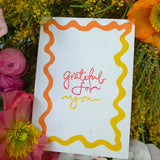 Greeting Card - Grateful