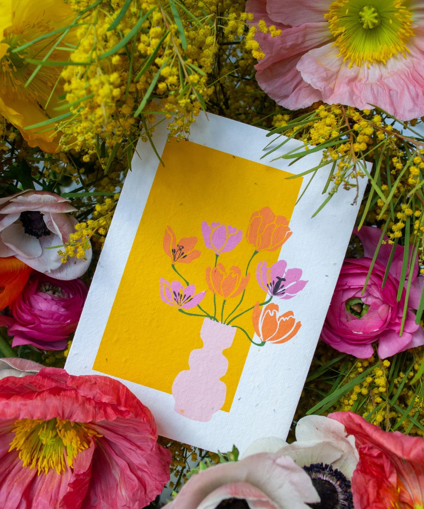 Greeting Card - Tulip