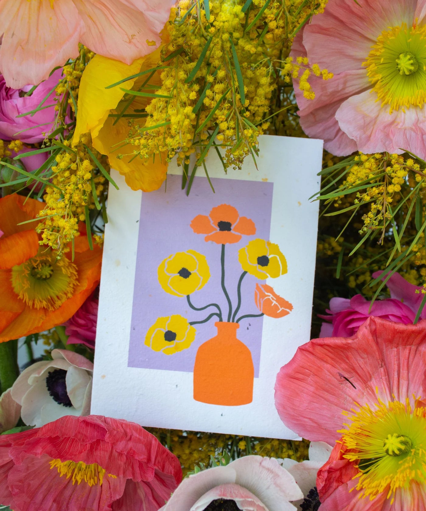 Greeting Card - Poppy