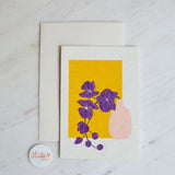 Greeting Card - Orchid