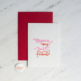 Greeting Card - Mama my best friend