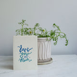 Greeting Card - Love you so much blue