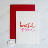 Greeting card - Beautiful Mama