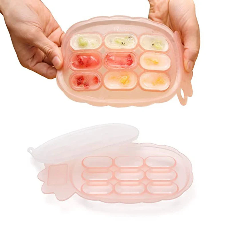 Pineapple Silicone Nibble Tray (with Label Slot)