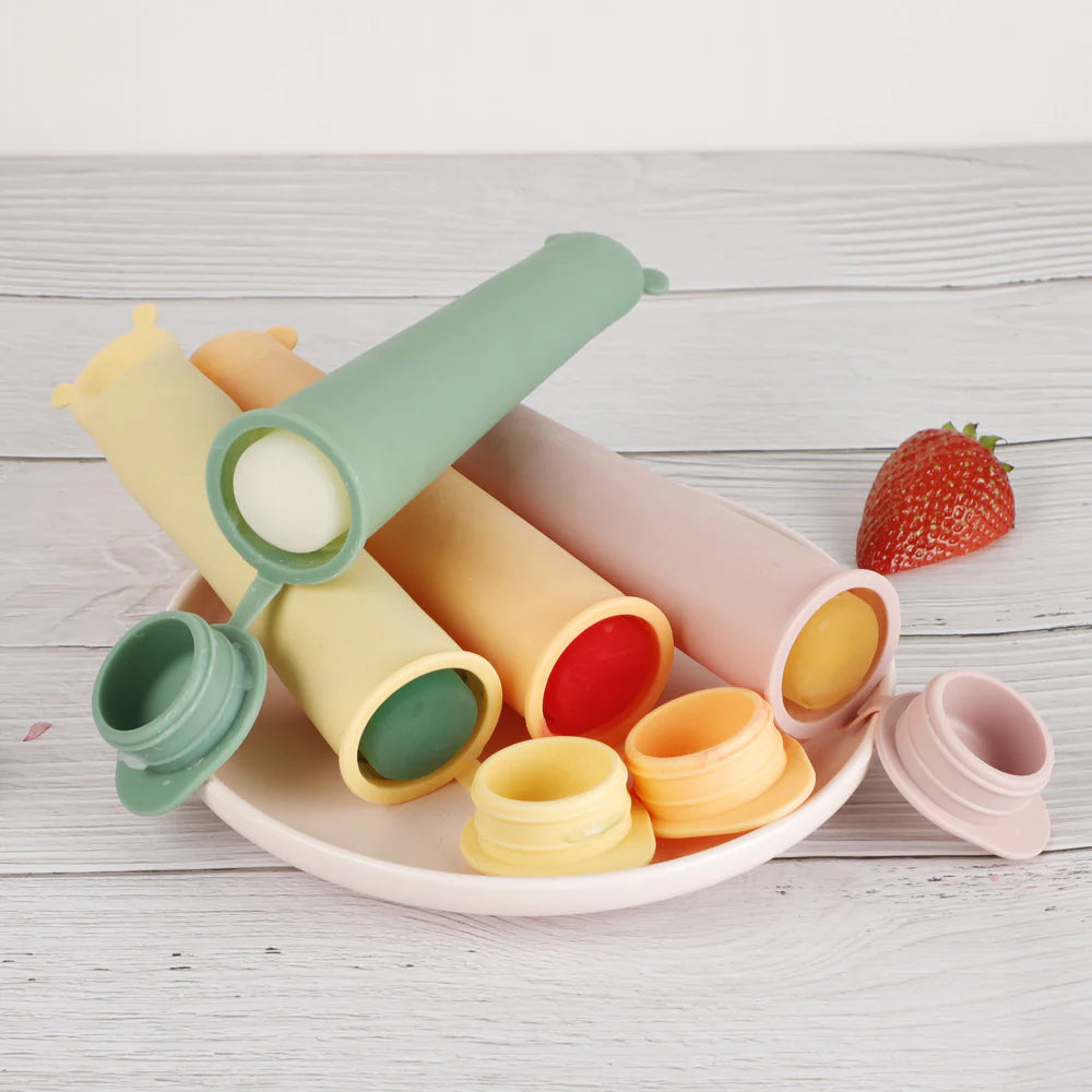 Silicone Ice Pop Mould Set (4 pcs)